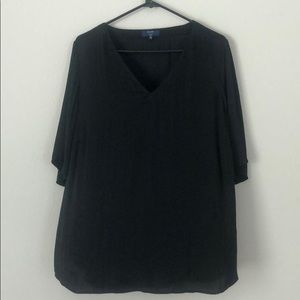 Plus Black Kaari Blue Blouse